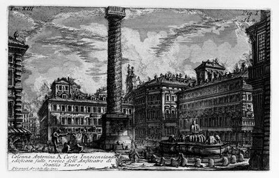 Column of Antoninus by Giovanni Battista Piranesi